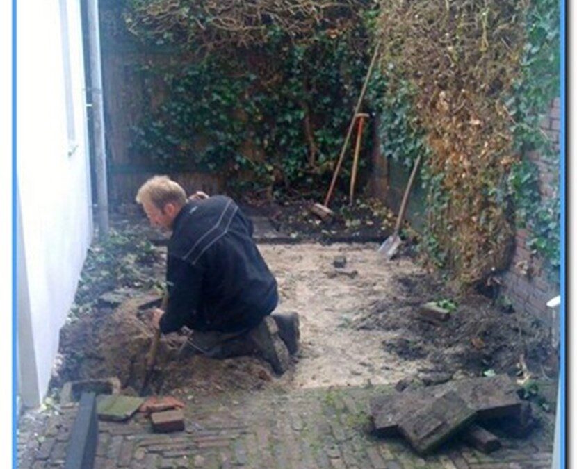 Kleine achtertuin Utrecht