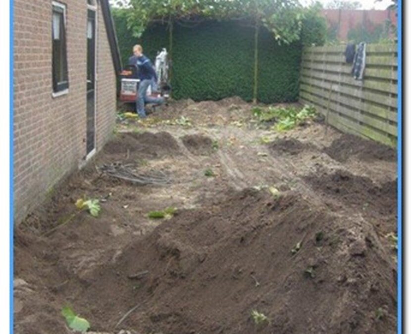 Herinrichting achtertuin Hooglanderveen